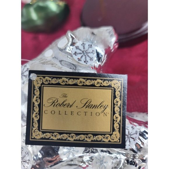 5 Robert Stanley Collection‎ Mercury Hand Blown Glass Christmas Ornaments NWT - Picture 6 of 16